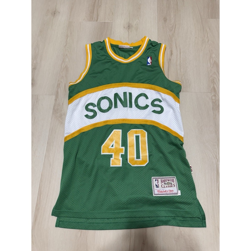 Mitchell Ness Seattle Supersonics Shawn Kemp 1994-95 Green Swingman Men's Small